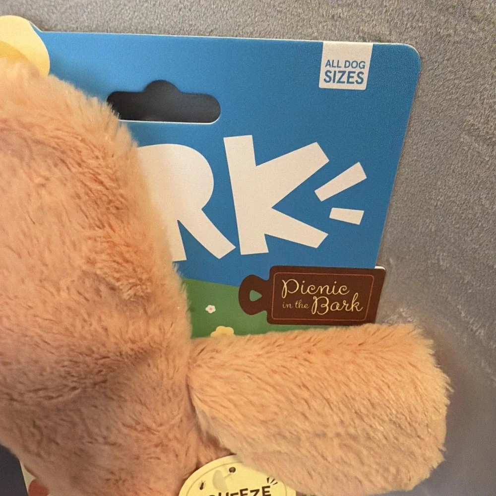 BARK Spring Picnic in the Bark Veggie Reggie Dog Animal Plush Toy For All Dog Sz